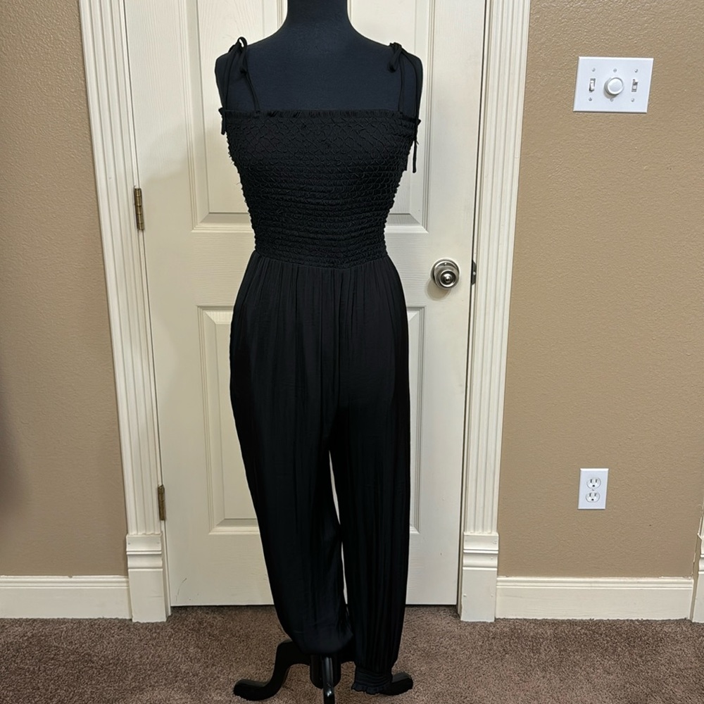 Naked Zebra black jumpsuit